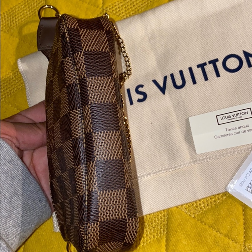 Louis Vuitton mini pochette night damier ebene - Picture 4 of 10